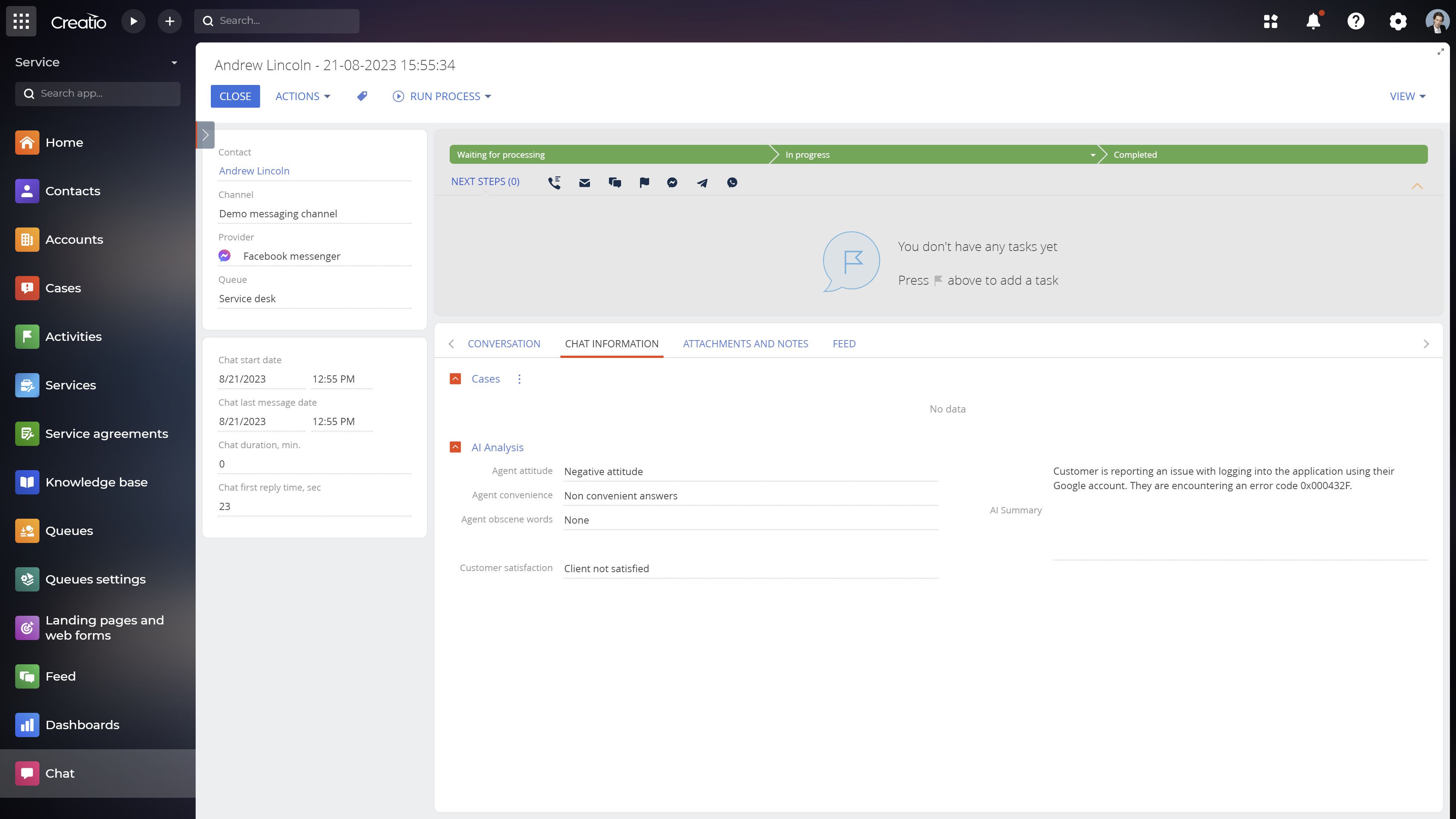 Service Ai Suite For Creatio Creatio Marketplace