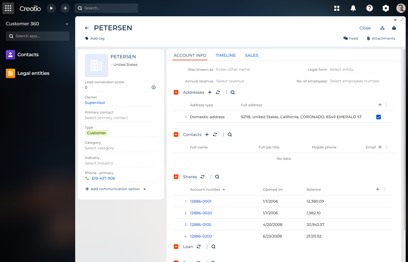 Jack Henry Symitar connector for Creatio Creatio Marketplace