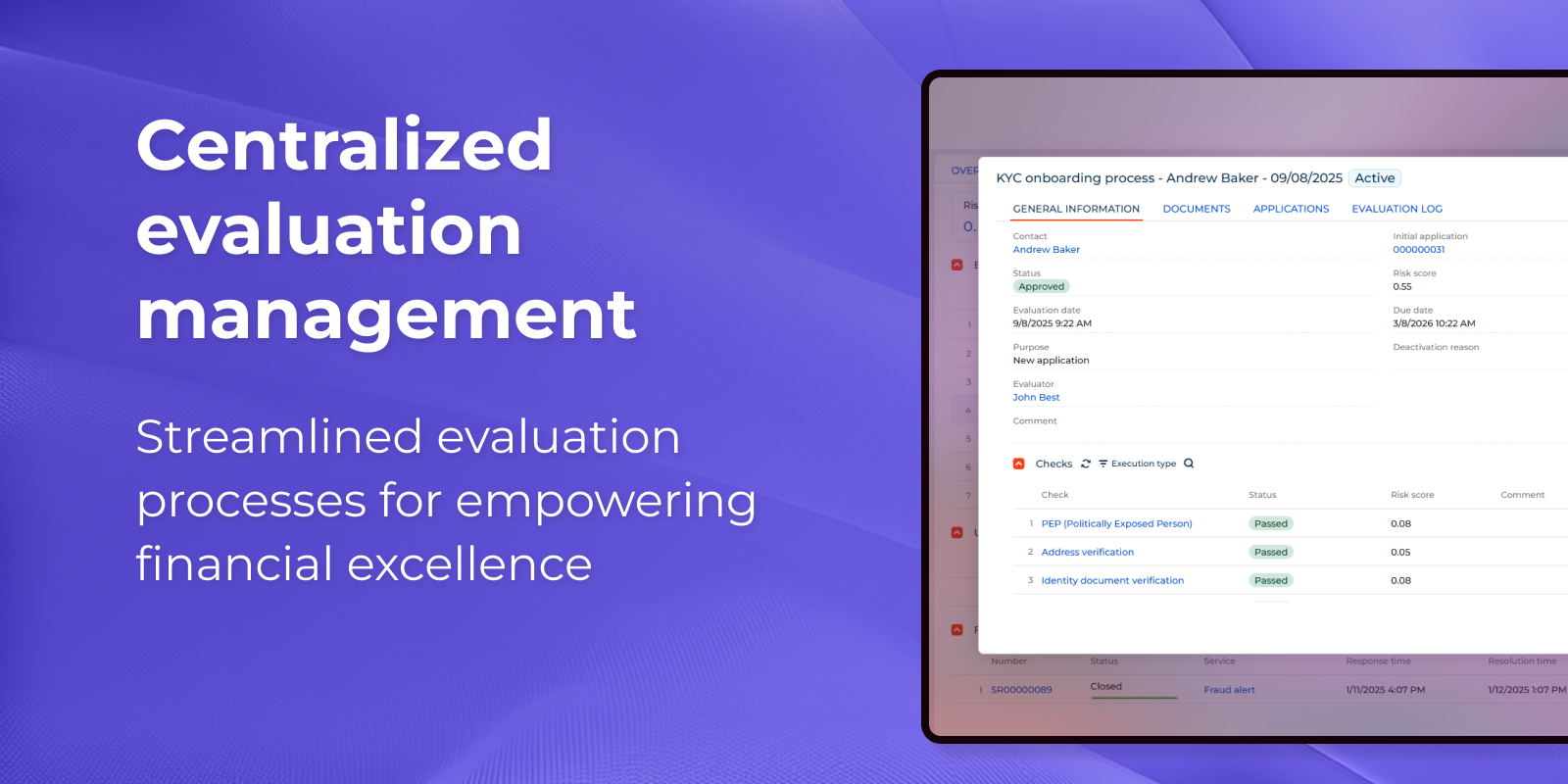 Finserv Application Management | Creatio Marketplace